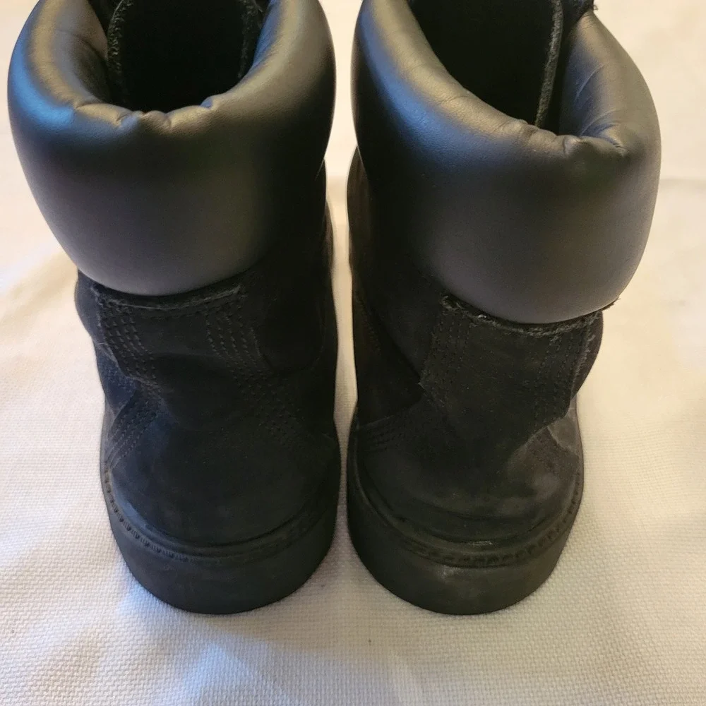 Timberland 7M Boots Black Leather Waterproof 12907 Womens 9 Primaloft 200 Gram